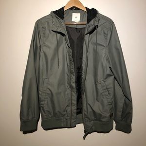 H&M Dark Green Zip-Up Jacket